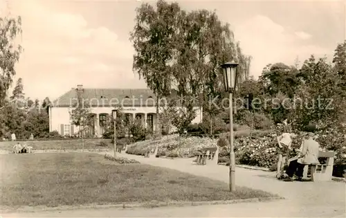 AK / Ansichtskarte  Bad_Klosterlausnitz Moorbad im Kurpark Bad_Klosterlausnitz