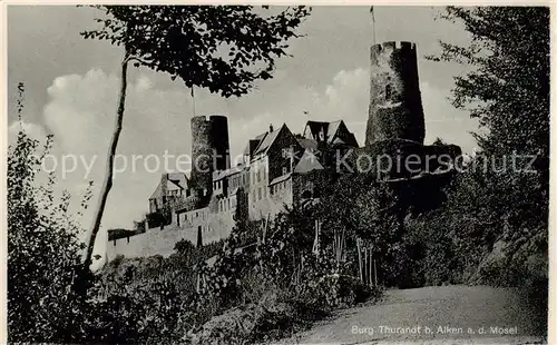 AK / Ansichtskarte  Alken_Koblenz Burg Thurandt Alken_Koblenz