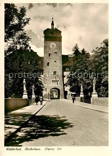 AK / Ansichtskarte  Waldshut-Tiengen Oberes Tor Waldshut-Tiengen