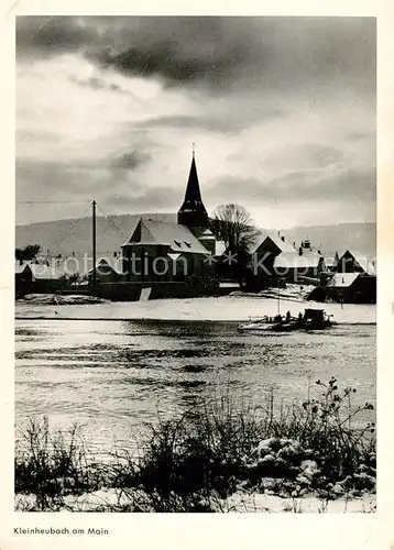 AK / Ansichtskarte  Kleinheubach Panorama mit Kirche Kleinheubach