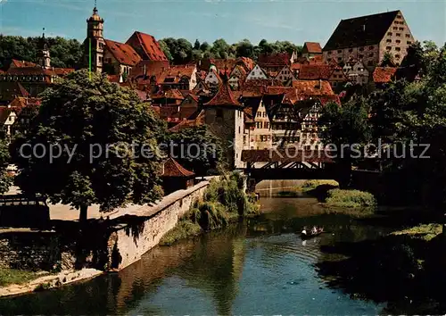 AK / Ansichtskarte  Schwaebisch_Hall Kocherpartie Schwaebisch Hall