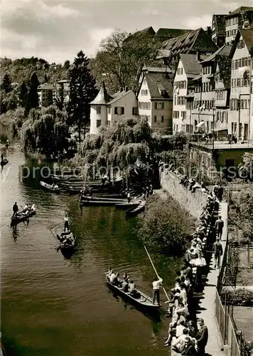 AK / Ansichtskarte  Tuebingen Am Zwingele mit Blick zum Hoelderlinturm Tuebingen