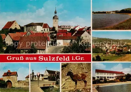 AK / Ansichtskarte  Sulzfeld_Grabfeld Orts und Teilansichten Sulzfeld Grabfeld