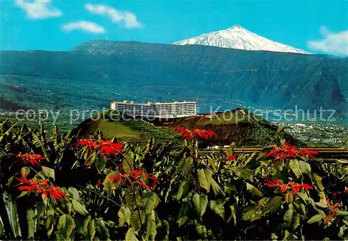 AK / Ansichtskarte  Puerto-de-la-Cruz_Tenerife_ES Hotel Las Aguilas con Teide Panorama 