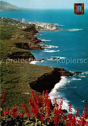 AK / Ansichtskarte  Puerto-de-la-Cruz_Tenerife_ES Blick vom Cafe der Familie Gebhardt in der Steilkueste von Santa Ursula 