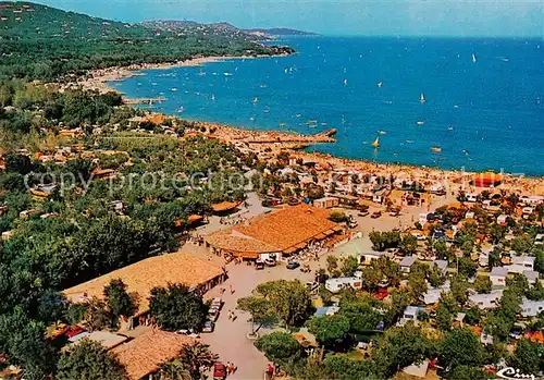 AK / Ansichtskarte Port_Grimaud Camping Caravaning Les Prairies de la Mer Fliegeraufnahme Port Grimaud