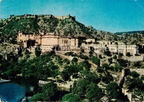 AK / Ansichtskarte 73805081 Jaipur_India Amber Fort et Palace 