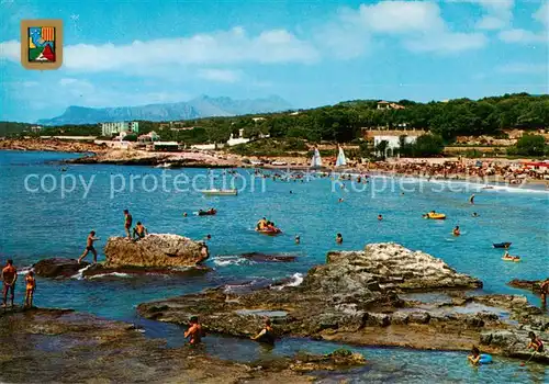 AK / Ansichtskarte  Moraira_ES Playa desde el Castillo 