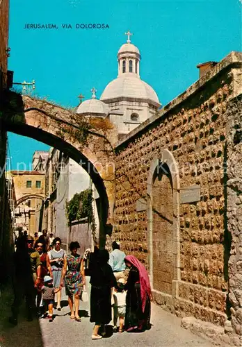 AK / Ansichtskarte  Jerusalem_Yerushalayim Via Dolorosa Jerusalem_Yerushalayim