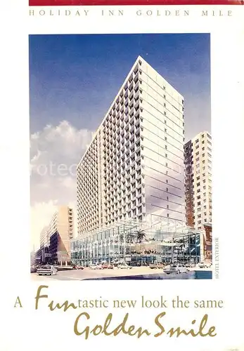 AK / Ansichtskarte  Hong_Kong Holiday Inn Golden Mile Illustration Hong_Kong