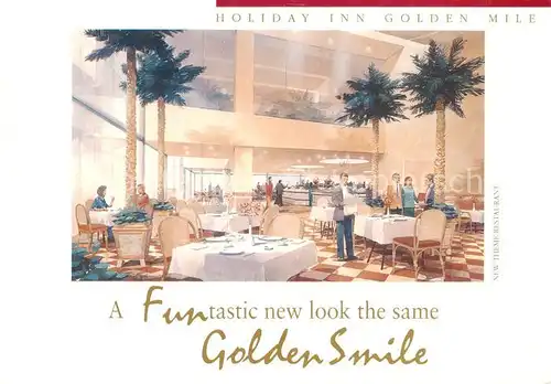 AK / Ansichtskarte  Hong_Kong Holiday Inn Golden Mile Illustration Hong_Kong