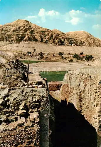 AK / Ansichtskarte  Jericho__Israel Old Jericho and Mount of Temptation 