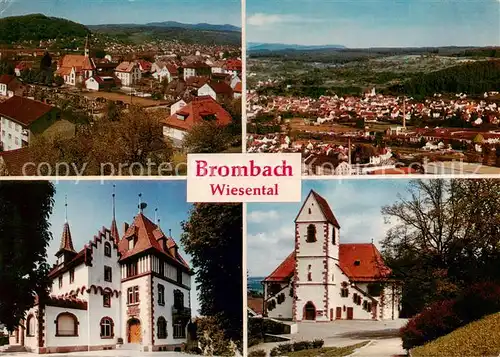 AK / Ansichtskarte 73805149 Brombach_Loerrach Stadtpanorama Brombach Loerrach