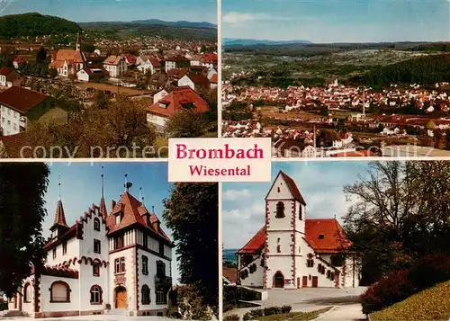 AK / Ansichtskarte  Brombach_Loerrach Stadtpanorama Brombach Loerrach