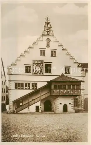 AK / Ansichtskarte  Lindau_Bodensee Rathaus Lindau Bodensee