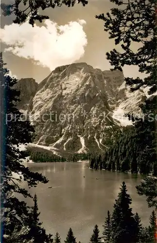 AK / Ansichtskarte  Lago_di_Braies_IT Croda del Beco 