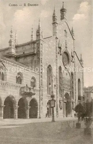 AK / Ansichtskarte  Como_Lago_di_Como Il Duomo Como_Lago_di_Como