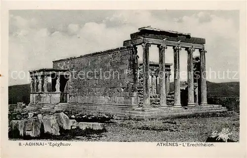 AK / Ansichtskarte  Athenes_Athen Erechteion Athenes Athen