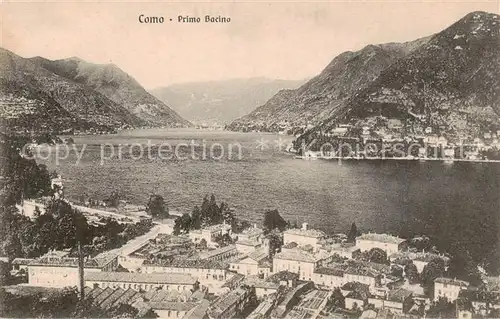 AK / Ansichtskarte 73805194 Como_Lago_di_Como Primo Bacino Como_Lago_di_Como