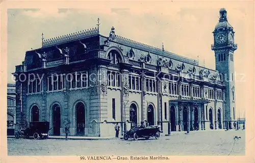 AK / Ansichtskarte 73805195 Valencia__Valenciana_ES Grao Estacion Maritima 