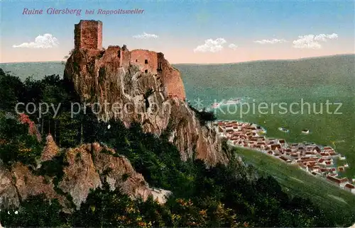 AK / Ansichtskarte Rappoltsweiler_68_Elsass Ruine Giersberg 
