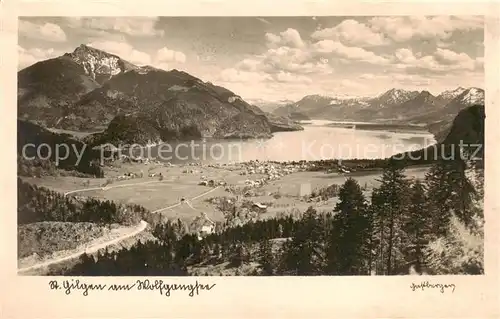 AK / Ansichtskarte  St_Gilgen_Wolfgangsee Panorama St_Gilgen_Wolfgangsee