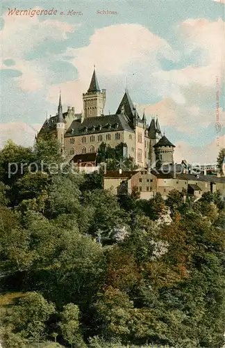 AK / Ansichtskarte  Wernigerode_Harz Schloss Wernigerode Harz