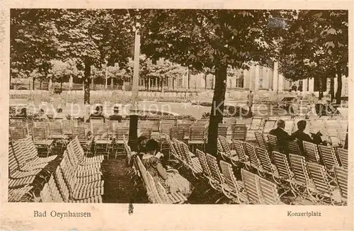 AK / Ansichtskarte  Bad_Oeynhausen Konzertplatz Bad_Oeynhausen
