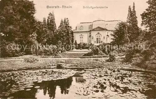 AK / Ansichtskarte  Benrath Schlossgartenpartie Benrath