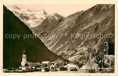 AK / Ansichtskarte 73805273 Neustift_Stubaital_Tirol mit den Stubaier Gletschern Neustift_Stubaital_Tirol