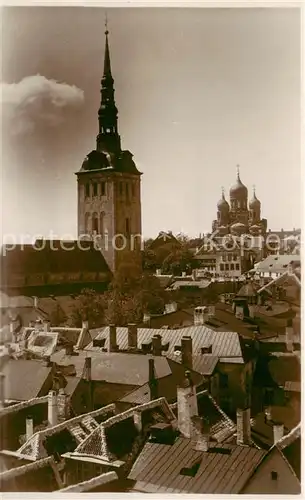 AK / Ansichtskarte 73805298 Tallinn_Reval_Estonia Nicolas Church 