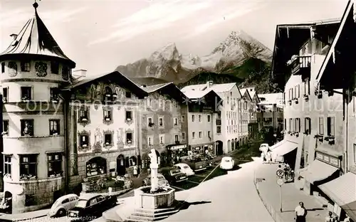 AK / Ansichtskarte  Berchtesgaden Marktplatz Berchtesgaden