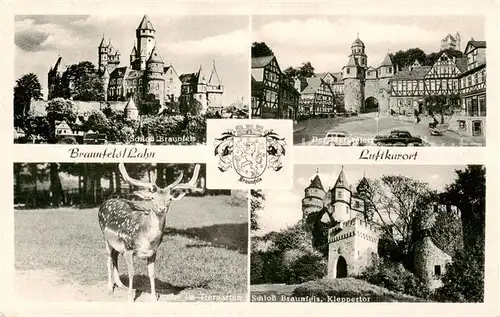 AK / Ansichtskarte 73805311 Braunfels Schloss Braunfels Marktplatz Tiergarten Kleppertor Braunfels