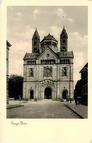 AK / Ansichtskarte  Speyer_Rhein Dom Speyer Rhein