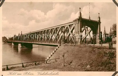 AK / Ansichtskarte  Kehl_Rhein Verkerhsbruecke Kehl_Rhein