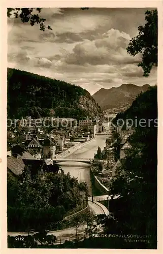 AK / Ansichtskarte  Feldkirch__Vorarlberg_AT Illschlucht Panorama 