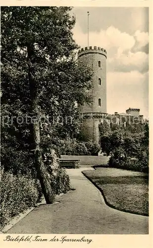 AK / Ansichtskarte  Bielefeld Turm der Sparrenburg Bielefeld