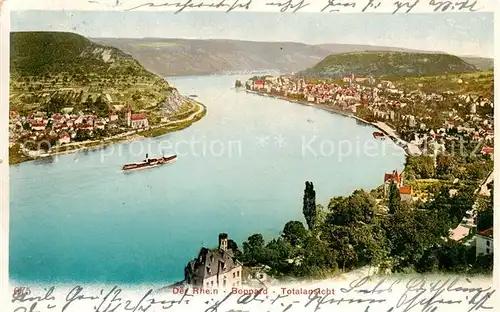 AK / Ansichtskarte  Boppard_Rhein Panorama Boppard Rhein