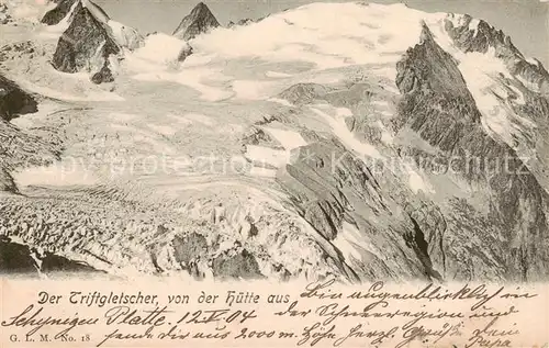 AK / Ansichtskarte Interlaken_BE Der Triftgletscher von der Huette gesehen Interlaken_BE