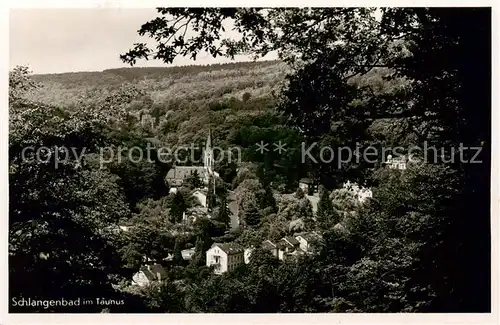 AK / Ansichtskarte 73805340 Schlangenbad_Taunus Panorama Schlangenbad_Taunus