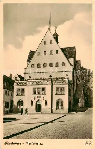 AK / Ansichtskarte 73805368 Eisleben Rathaus Eisleben