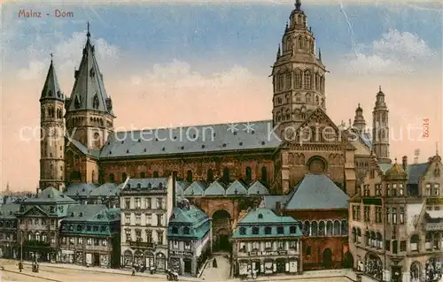 AK / Ansichtskarte 73805379 Mainz__Rhein Dom 