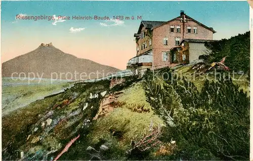 AK / Ansichtskarte 73805407 Riesengebirge_Boehmischer_Teil Prinz Heinrich Baude 