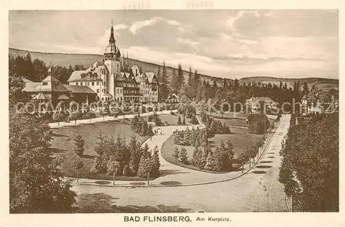 AK / Ansichtskarte  Bad_Flinsberg_Swieradow_Zdroj_PL Am Kurplatz 