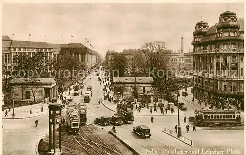 AK / Ansichtskarte  Berlin Potsdamer und Leipziger Platz Berlin