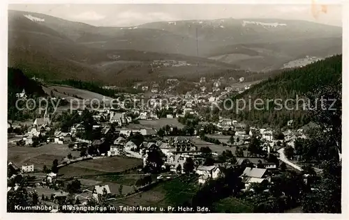 AK / Ansichtskarte  Krummhuebel_Karpacz_Riesengebirge_PL Riesengebirge mit Teichraender und Prinz Heinrich Baude 