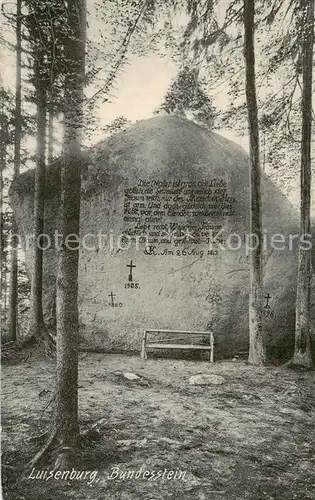 AK / Ansichtskarte  Luisenburg_Wunsiedel_Fichtelgebirge Bundesstein 