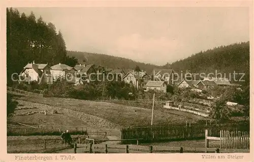 AK / Ansichtskarte  Finsterbergen_Bad Villen am Steiger Finsterbergen_Bad