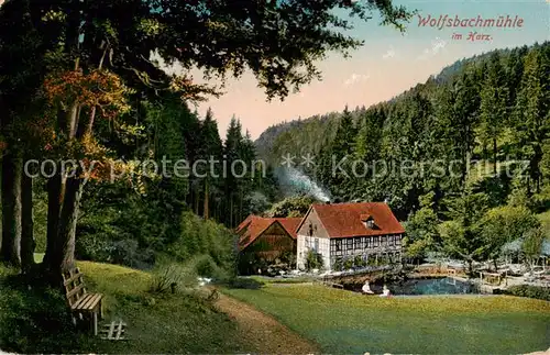 AK / Ansichtskarte 73805467 Braunlage Wolfsbachmuehle im Harz Feldpost Braunlage