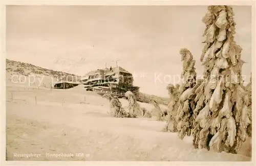 AK / Ansichtskarte  Riesengebirge_Boehmischer_Teil Hampelbaude 